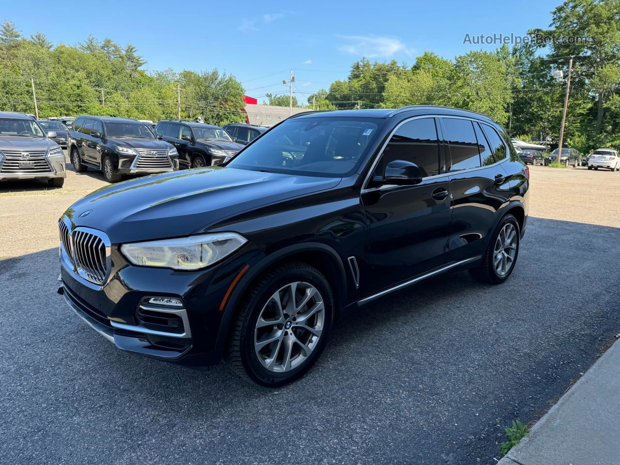 2020 Bmw X5 Xdrive50i Black vin: 5UXJU2C07LLN68036