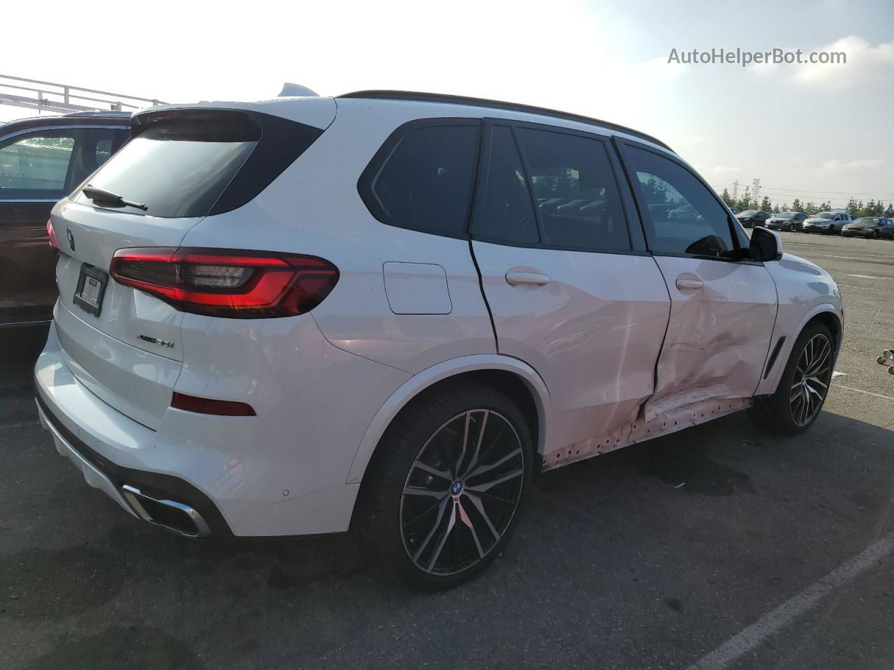 2019 Bmw X5 Xdrive50i White vin: 5UXJU2C50KLN67613