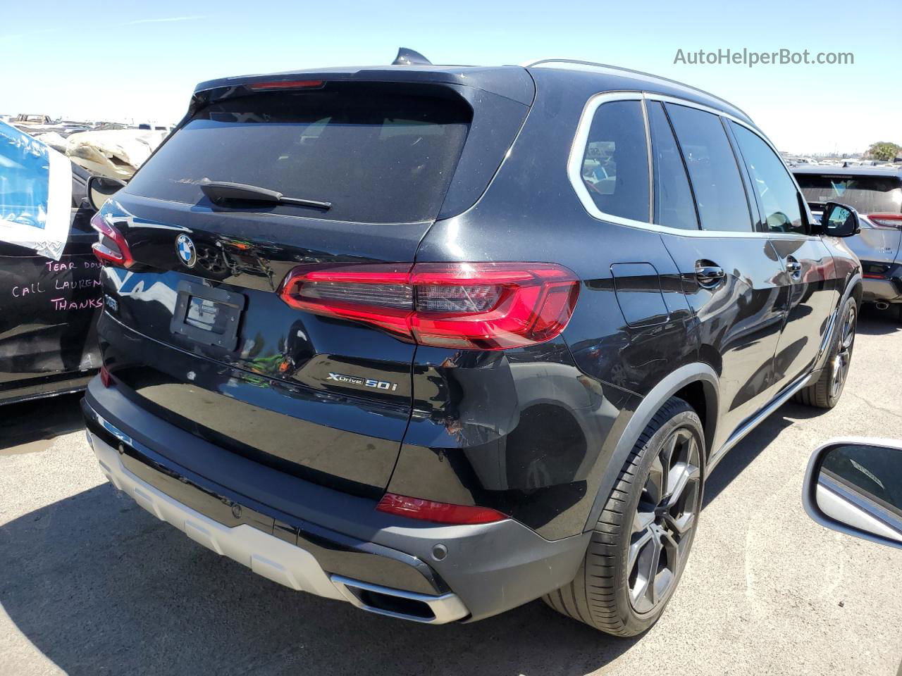 2019 Bmw X5 Xdrive50i Black vin: 5UXJU2C51KLN49816