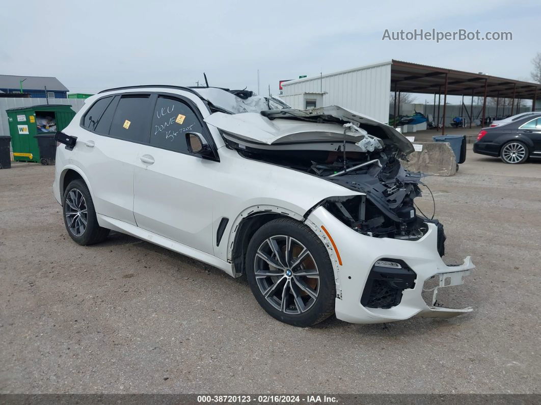 2019 Bmw X5 Xdrive50i White vin: 5UXJU2C52KLN65149