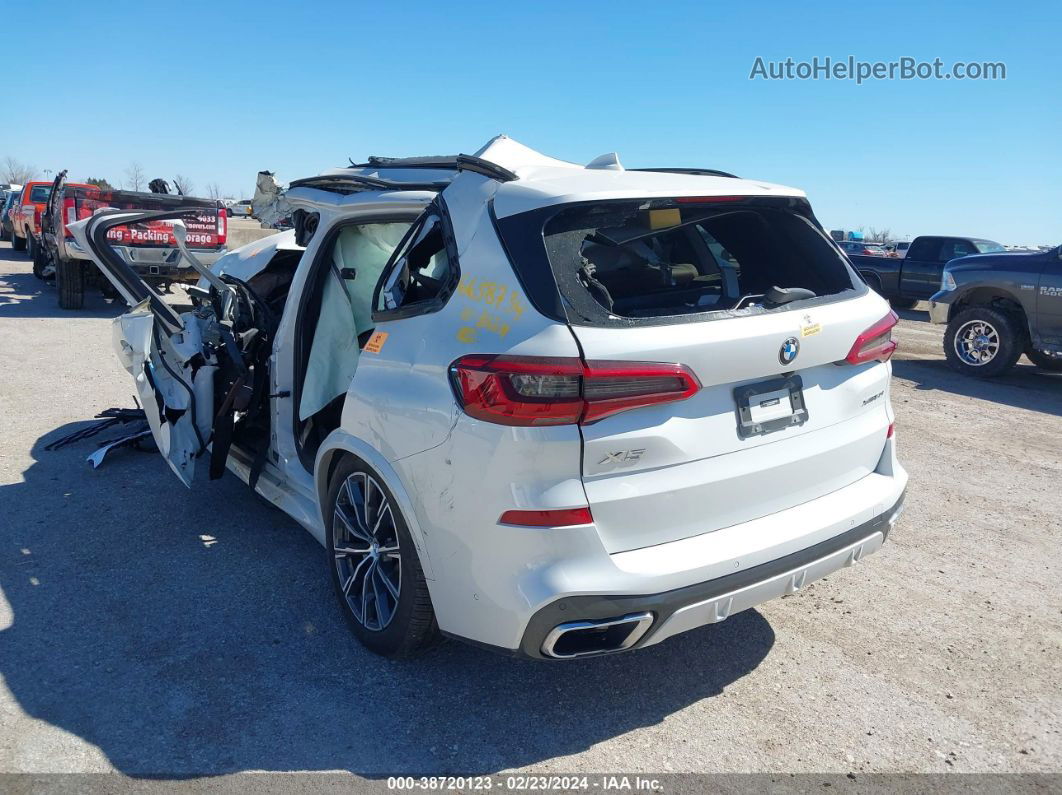 2019 Bmw X5 Xdrive50i White vin: 5UXJU2C52KLN65149