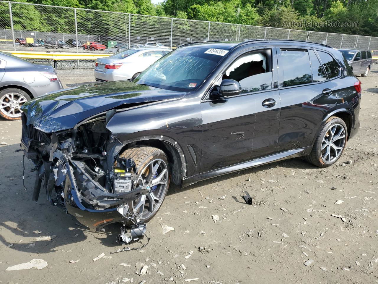 2019 Bmw X5 Xdrive50i Black vin: 5UXJU2C53KLB15450