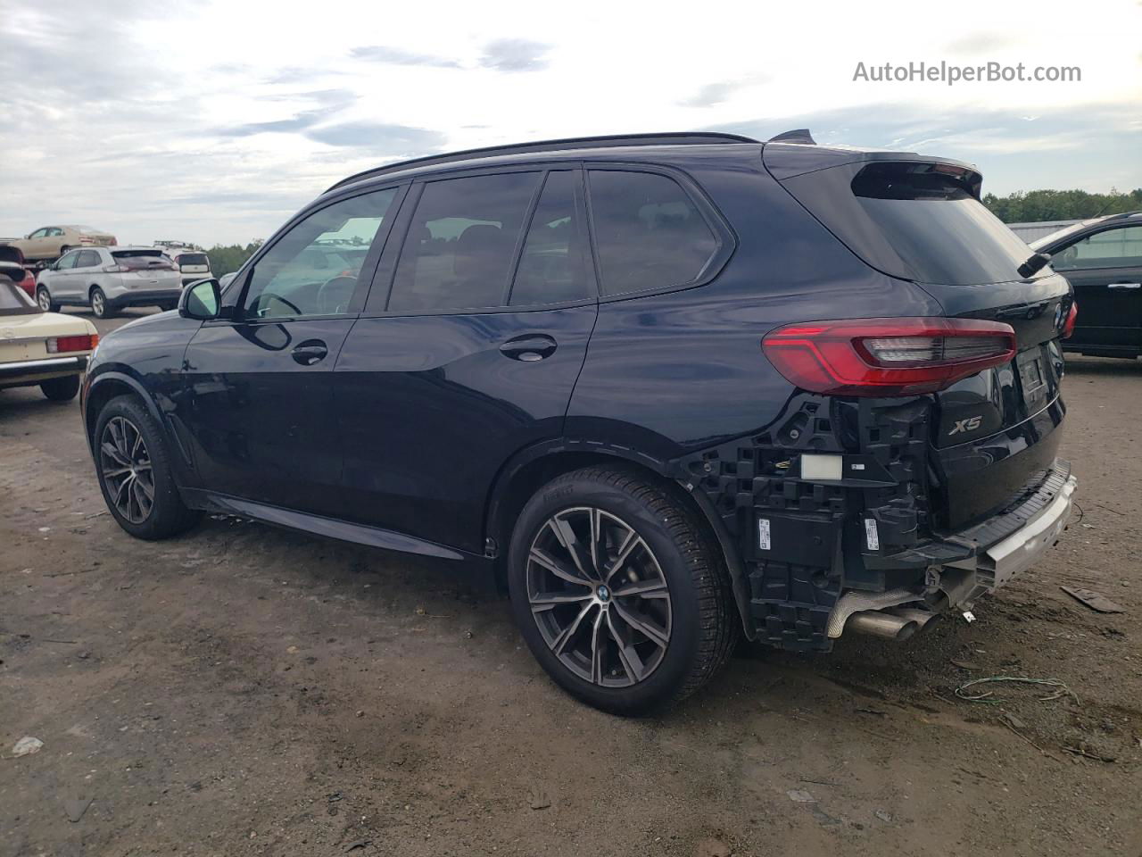 2019 Bmw X5 Xdrive50i Синий vin: 5UXJU2C54KLN49955