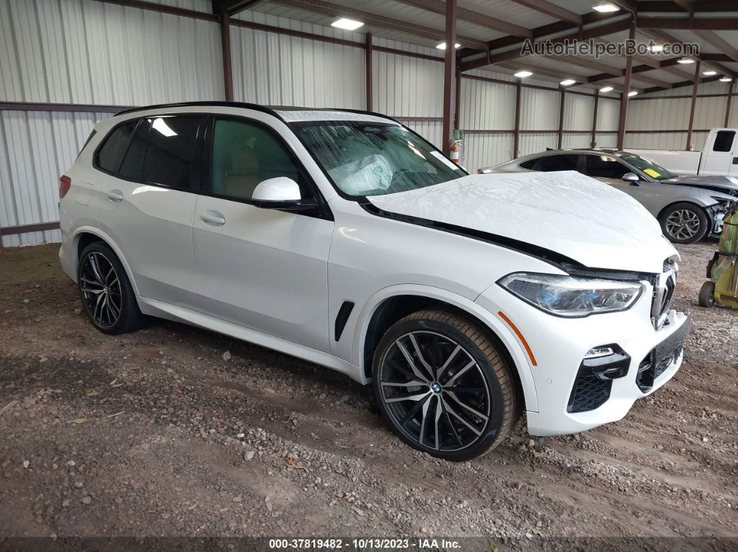 2019 Bmw X5 Xdrive50i White vin: 5UXJU2C54KLN65282