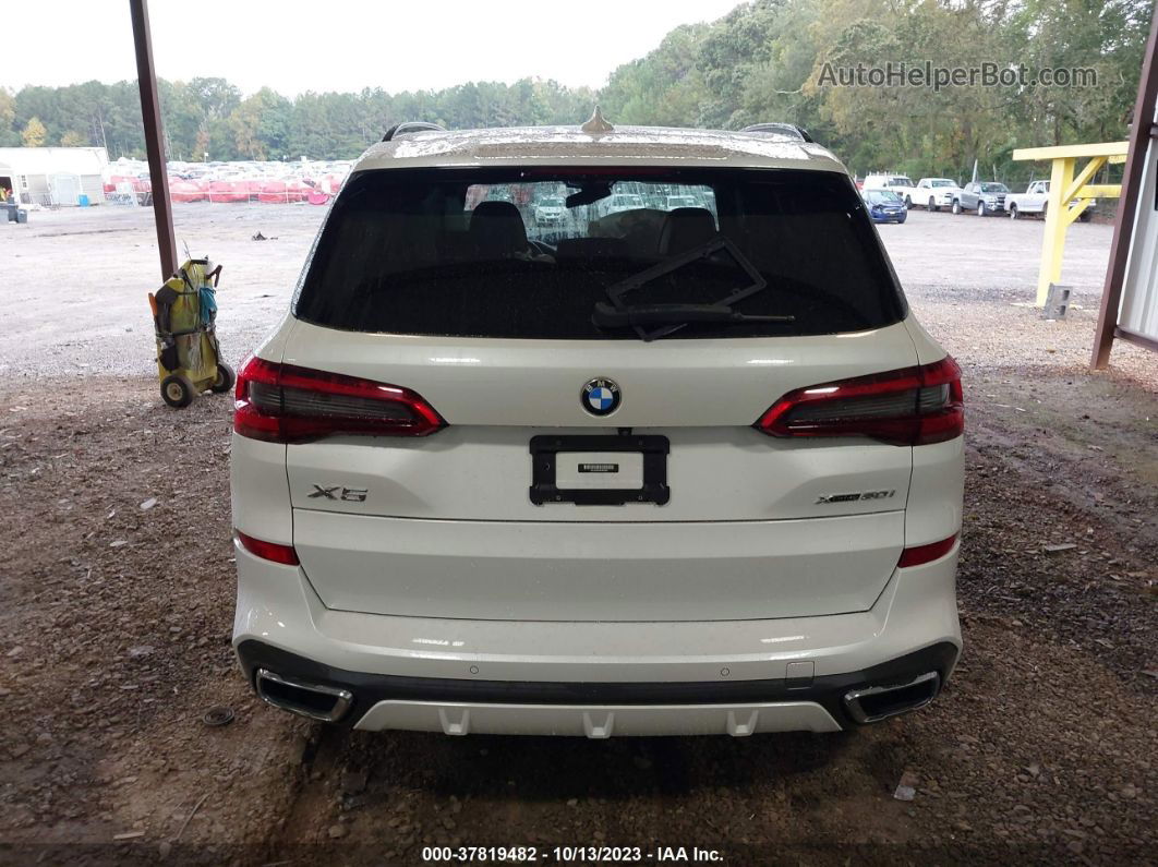 2019 Bmw X5 Xdrive50i White vin: 5UXJU2C54KLN65282