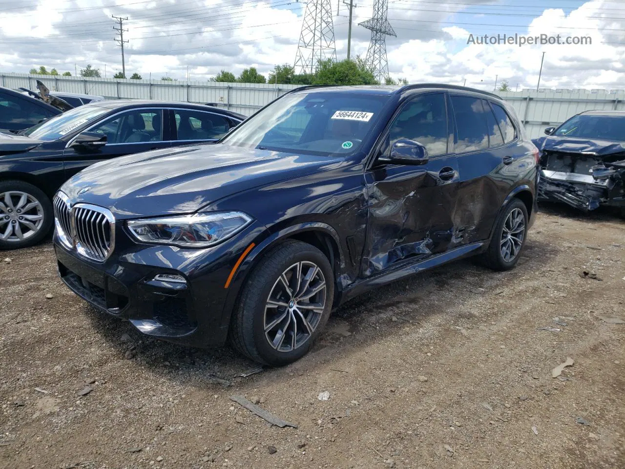 2019 Bmw X5 Xdrive50i Black vin: 5UXJU2C54KLN66271