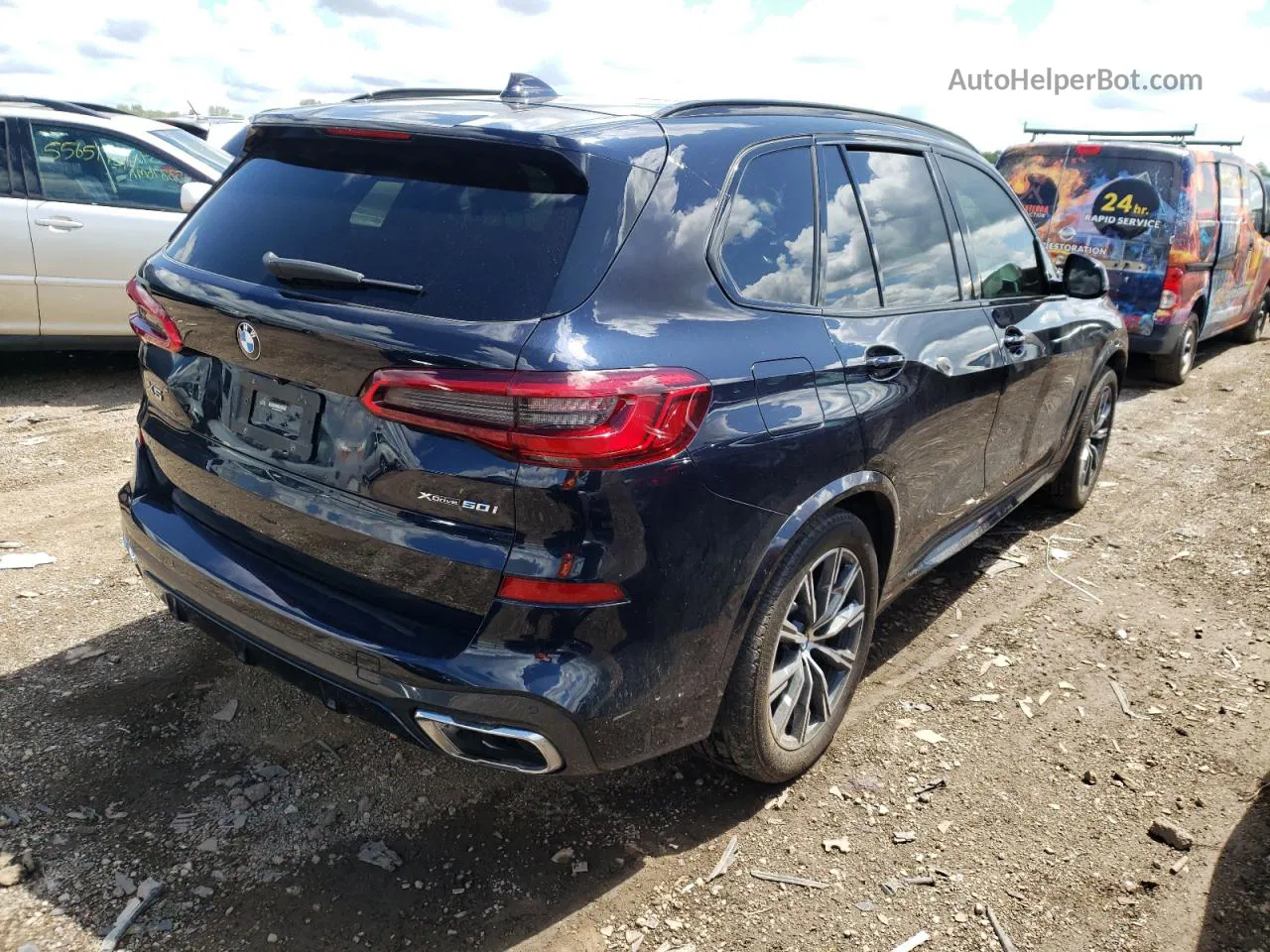 2019 Bmw X5 Xdrive50i Black vin: 5UXJU2C54KLN66271