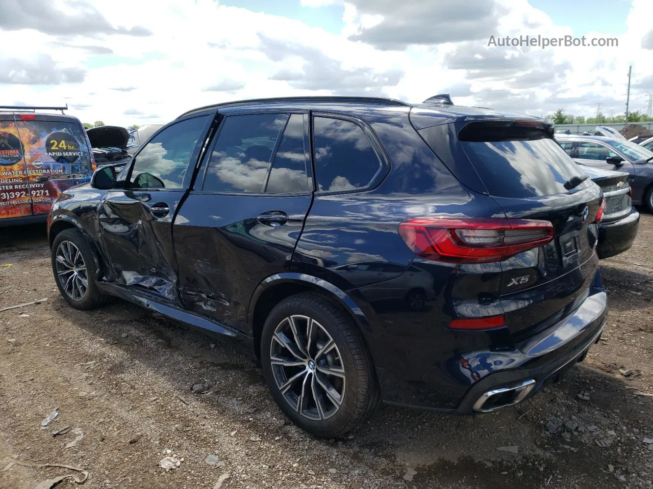 2019 Bmw X5 Xdrive50i Black vin: 5UXJU2C54KLN66271