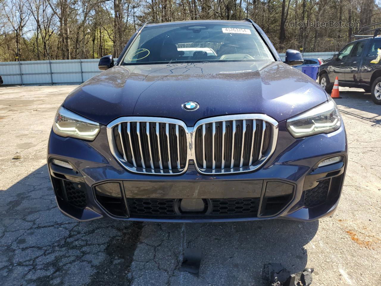 2019 Bmw X5 Xdrive50i Blue vin: 5UXJU2C54KLN67419