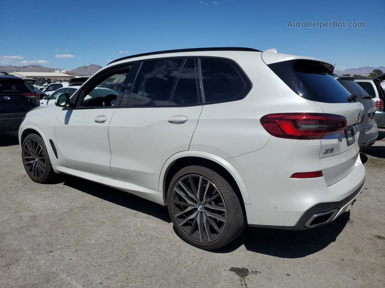 2019 Bmw X5 Xdrive50i White vin: 5UXJU2C55KLN66408