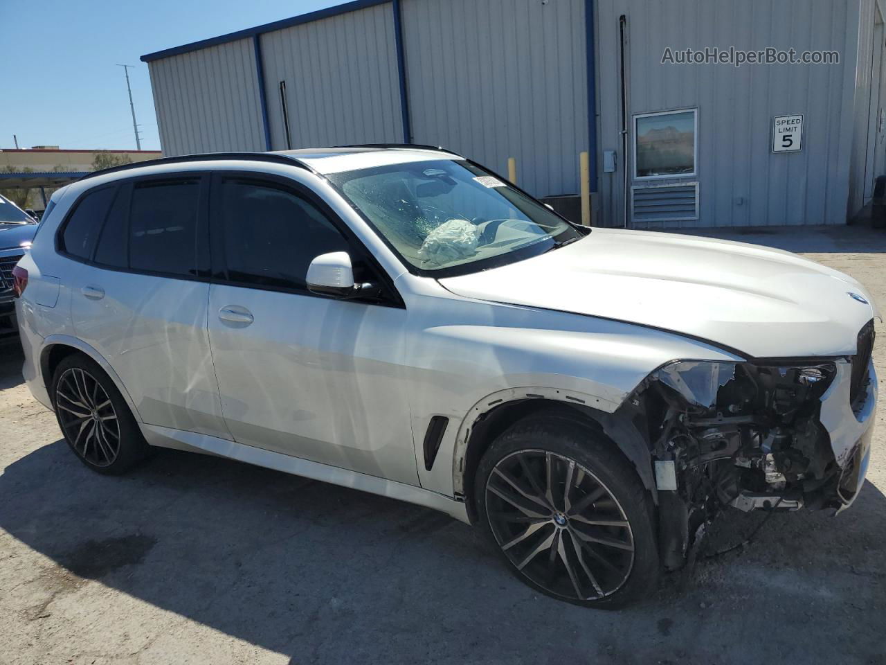 2019 Bmw X5 Xdrive50i White vin: 5UXJU2C55KLN66408