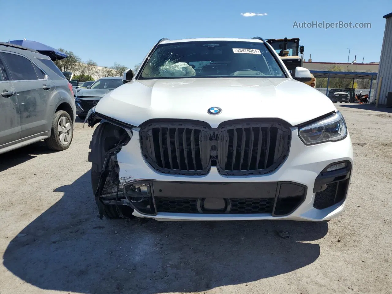 2019 Bmw X5 Xdrive50i White vin: 5UXJU2C55KLN66408