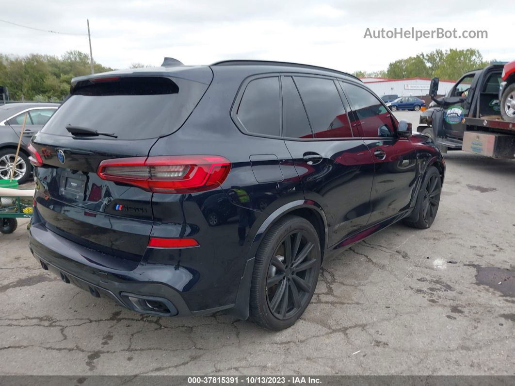 2019 Bmw X5 Xdrive50i Blue vin: 5UXJU2C56KLN67549