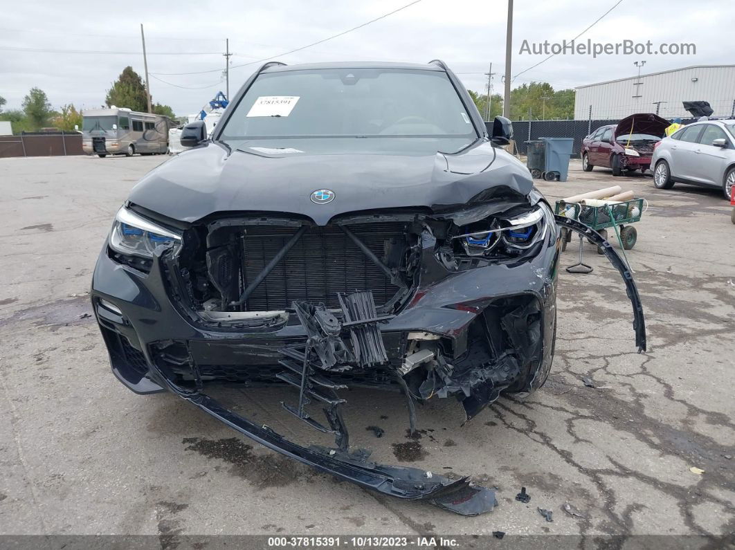 2019 Bmw X5 Xdrive50i Blue vin: 5UXJU2C56KLN67549