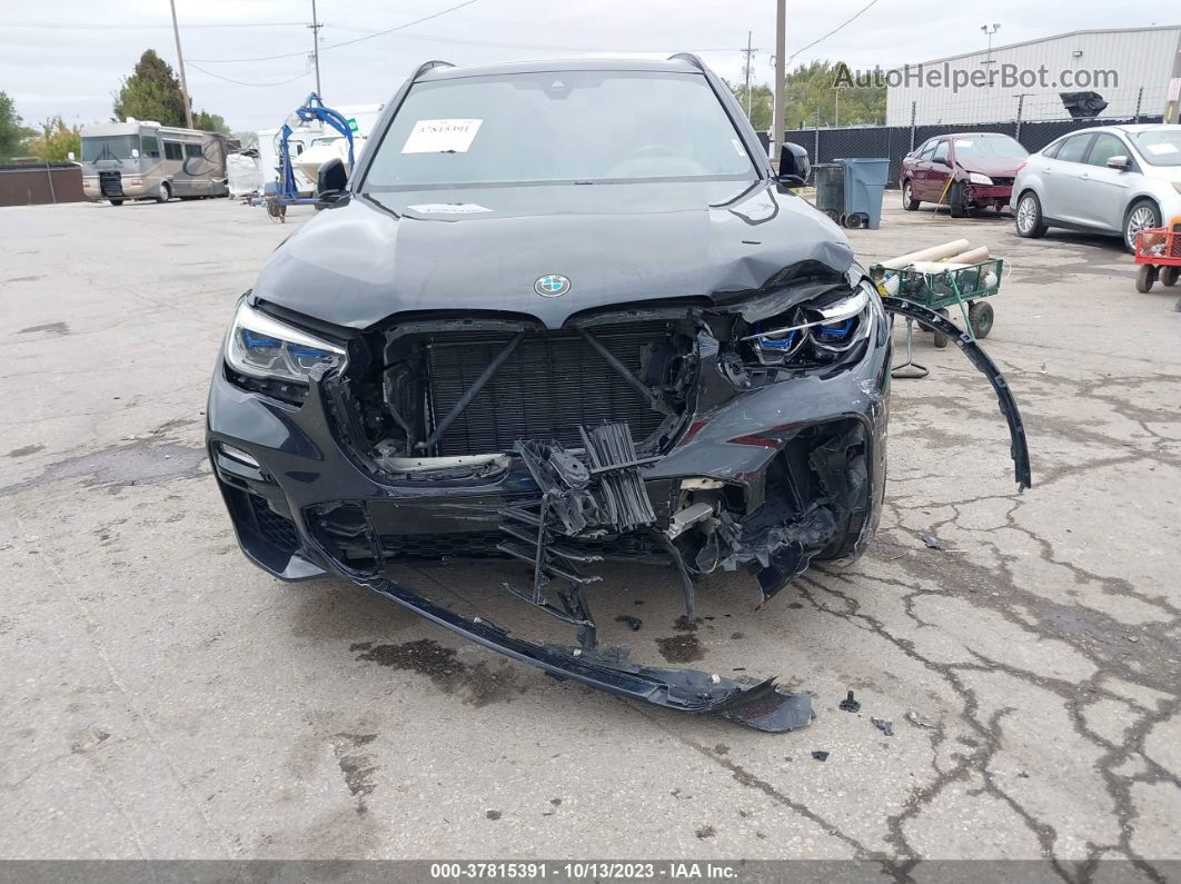 2019 Bmw X5 Xdrive50i Blue vin: 5UXJU2C56KLN67549