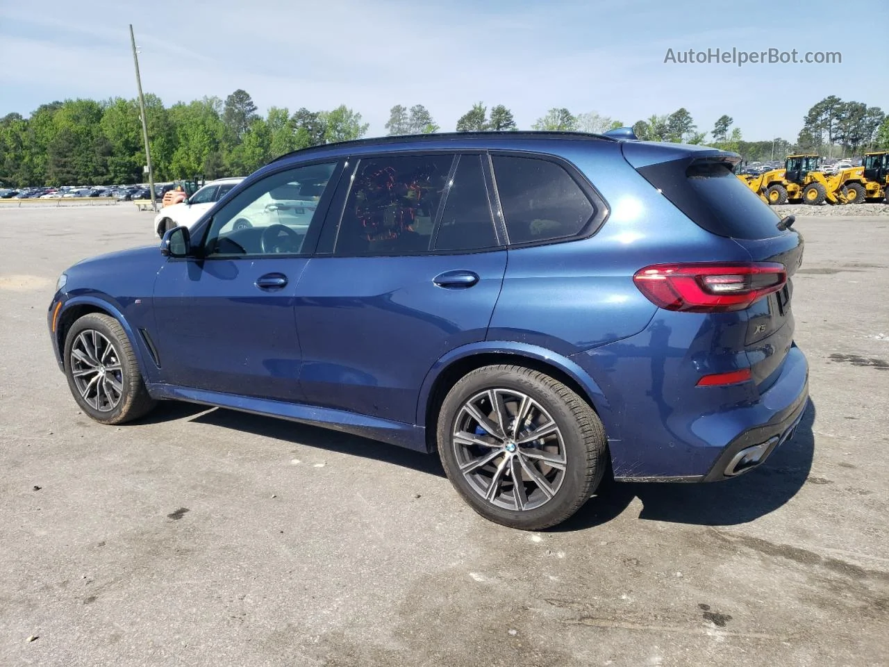 2019 Bmw X5 Xdrive50i Blue vin: 5UXJU2C57KLB15211