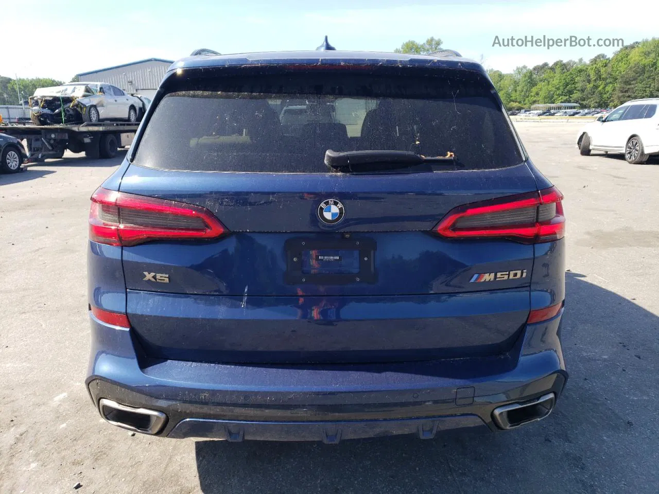 2019 Bmw X5 Xdrive50i Blue vin: 5UXJU2C57KLB15211