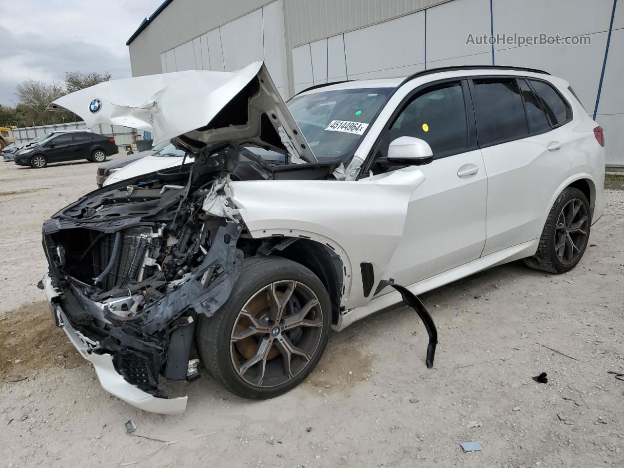 2019 Bmw X5 Xdrive50i White vin: 5UXJU2C57KLB15547