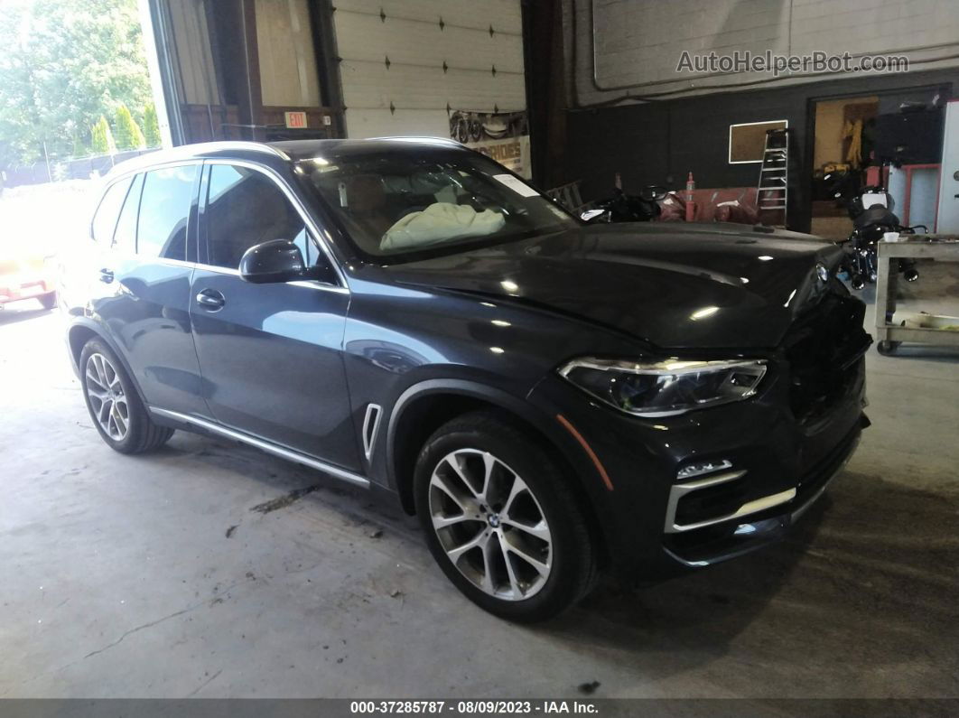 2019 Bmw X5 Xdrive50i Blue vin: 5UXJU2C57KLN65311