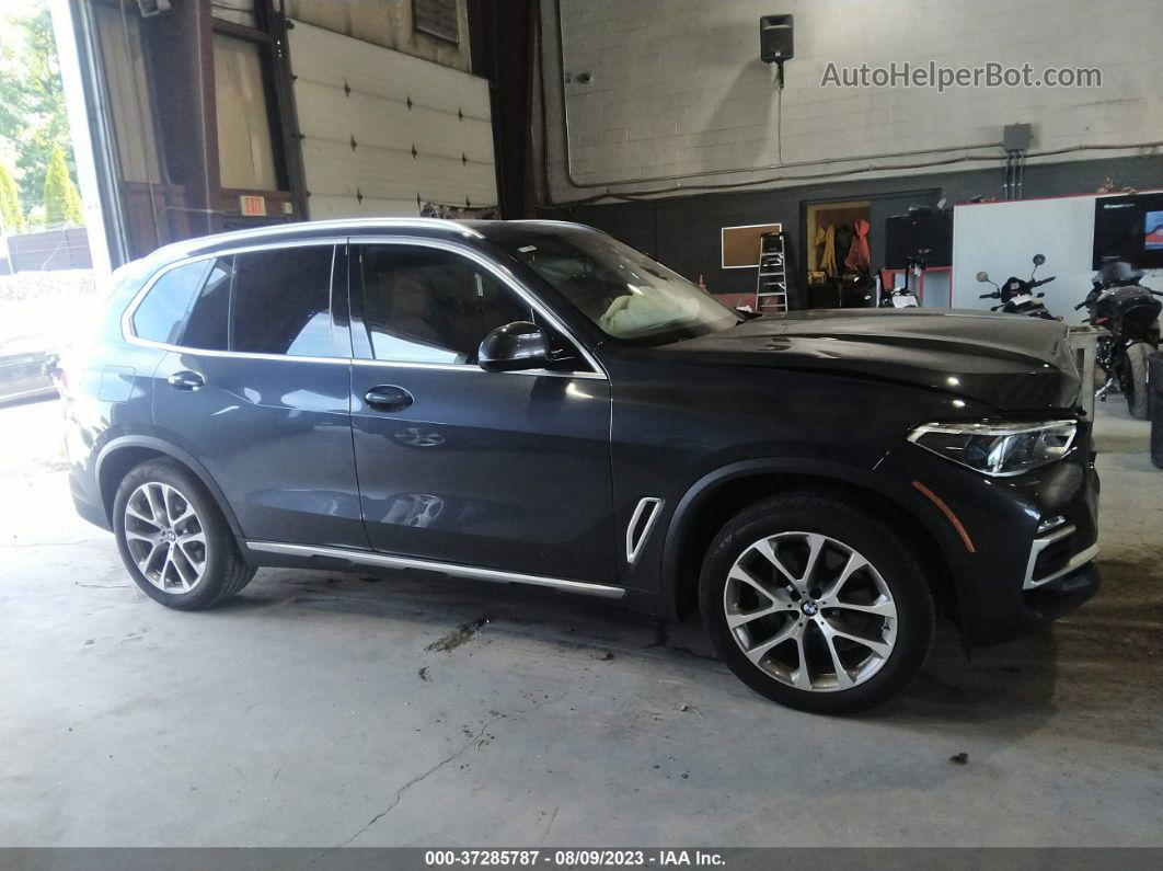 2019 Bmw X5 Xdrive50i Blue vin: 5UXJU2C57KLN65311