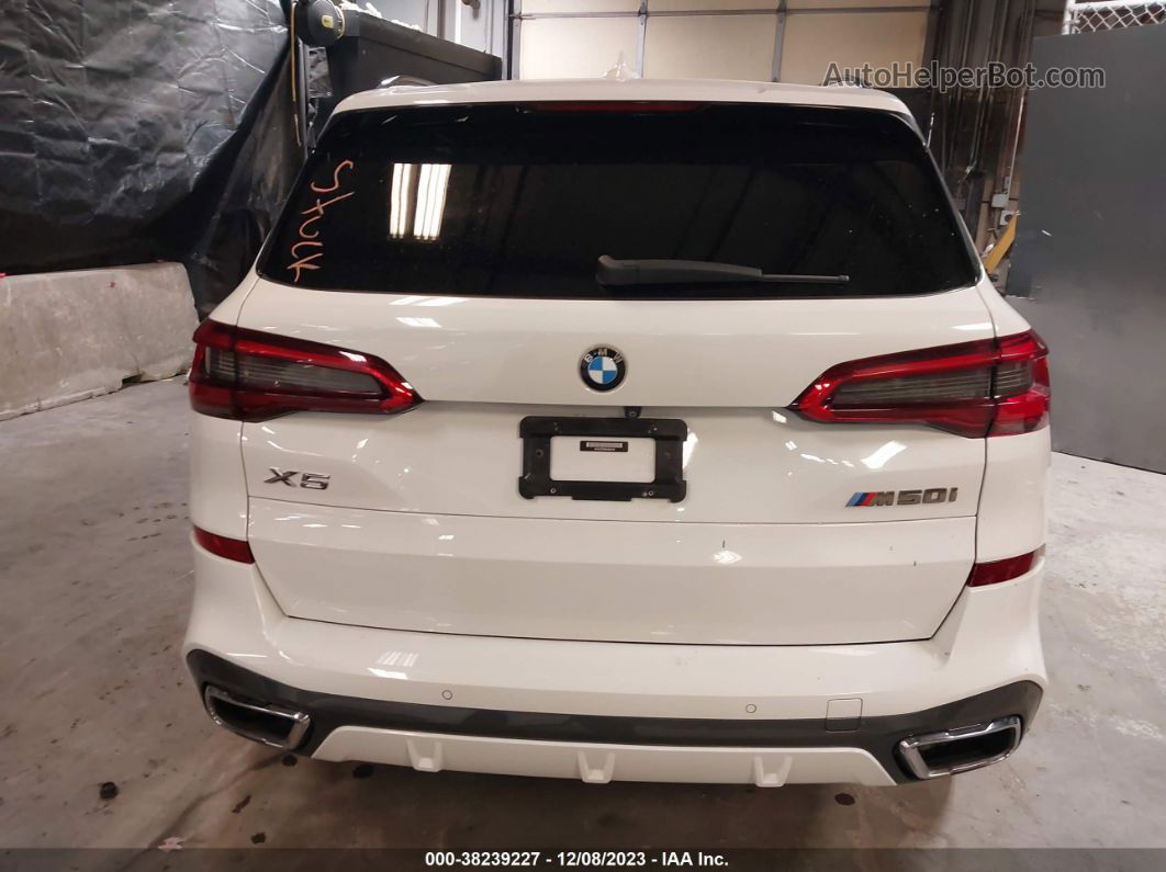 2019 Bmw X5 Xdrive50i White vin: 5UXJU2C58KLN65124