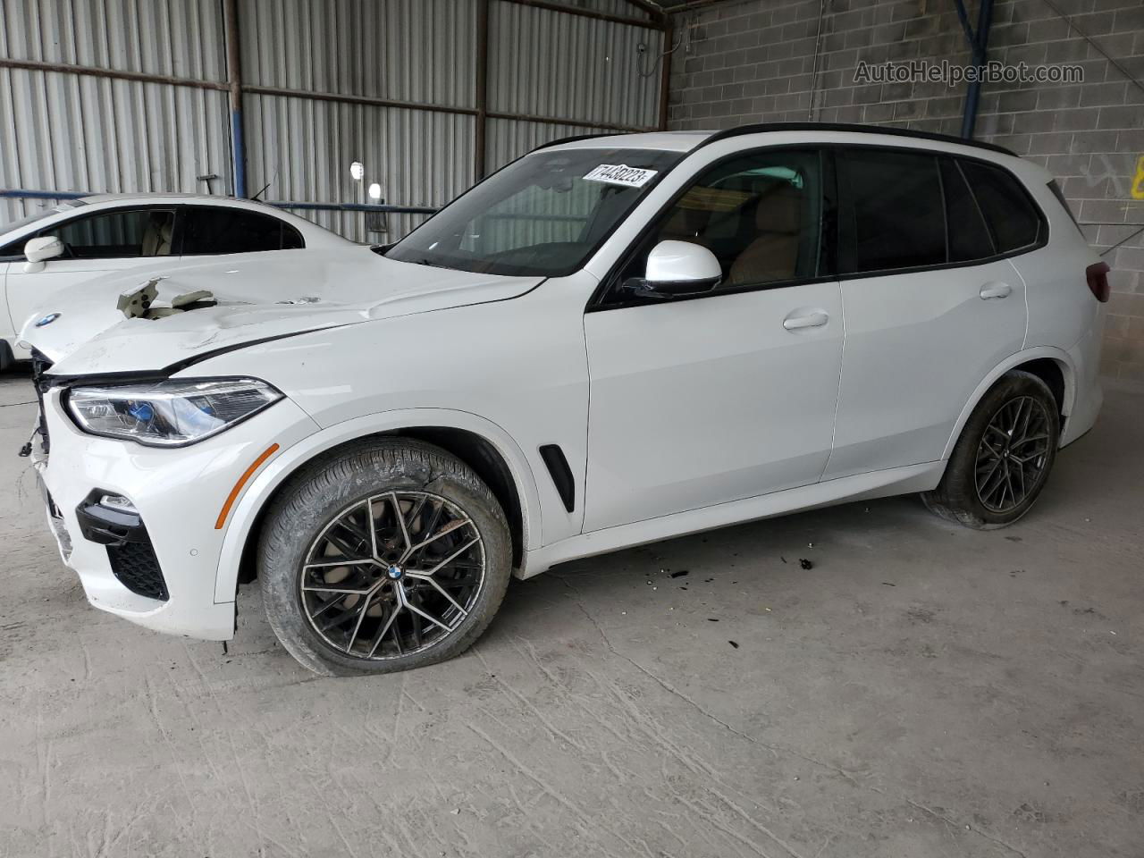 2019 Bmw X5 Xdrive50i Белый vin: 5UXJU2C59KLN64483