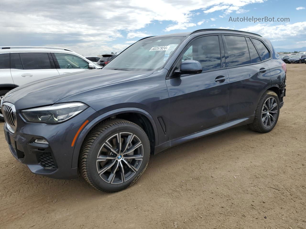 2019 Bmw X5 Xdrive50i Blue vin: 5UXJU2C59KLN64516