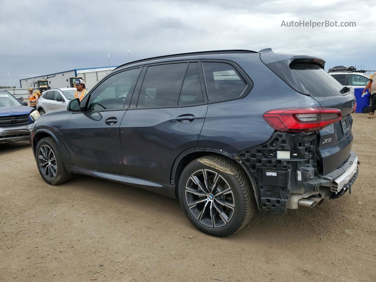 2019 Bmw X5 Xdrive50i Blue vin: 5UXJU2C59KLN64516