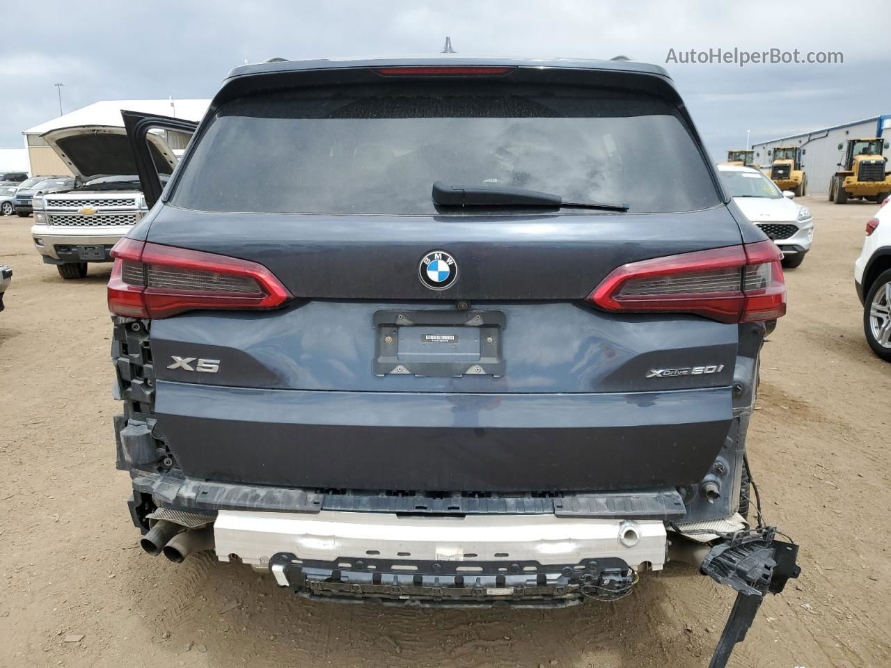 2019 Bmw X5 Xdrive50i Синий vin: 5UXJU2C59KLN64516