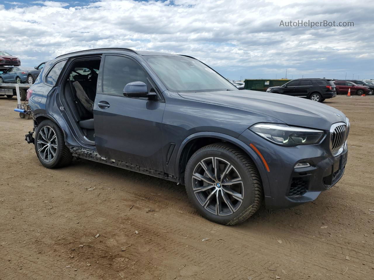 2019 Bmw X5 Xdrive50i Синий vin: 5UXJU2C59KLN64516