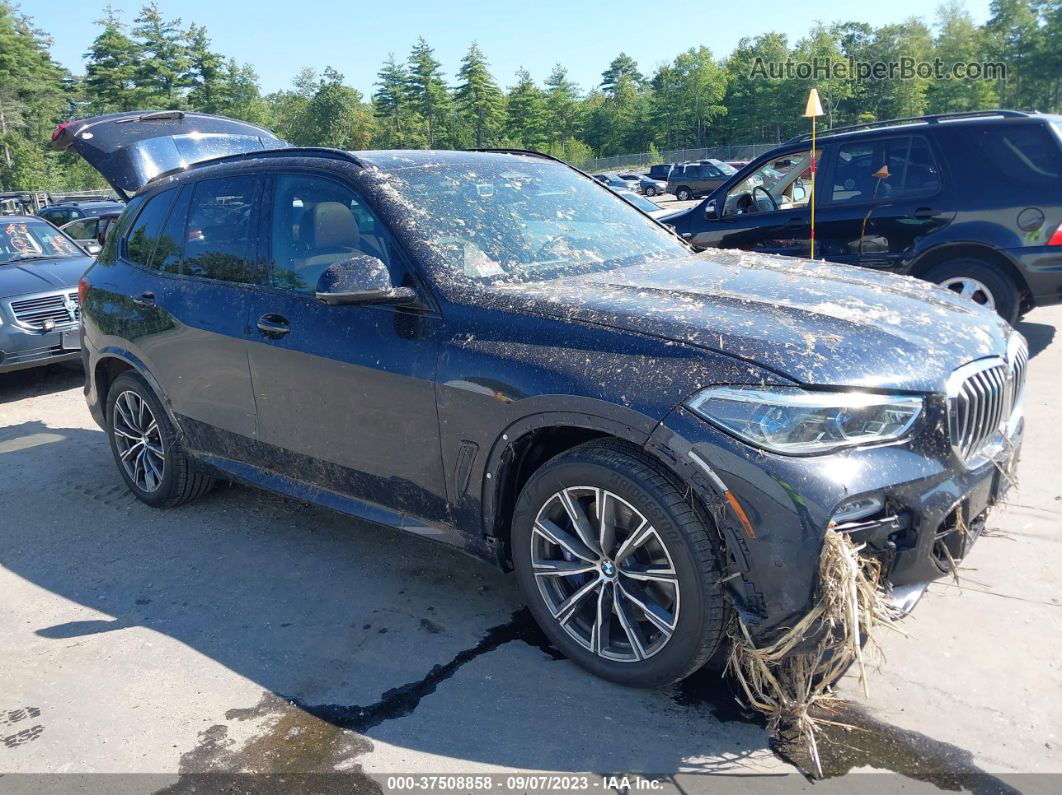 2019 Bmw X5 Xdrive50i Blue vin: 5UXJU2C59KLN66279