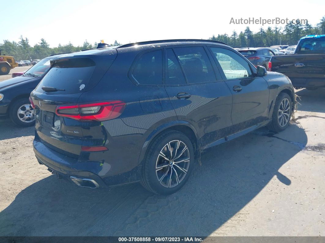 2019 Bmw X5 Xdrive50i Blue vin: 5UXJU2C59KLN66279