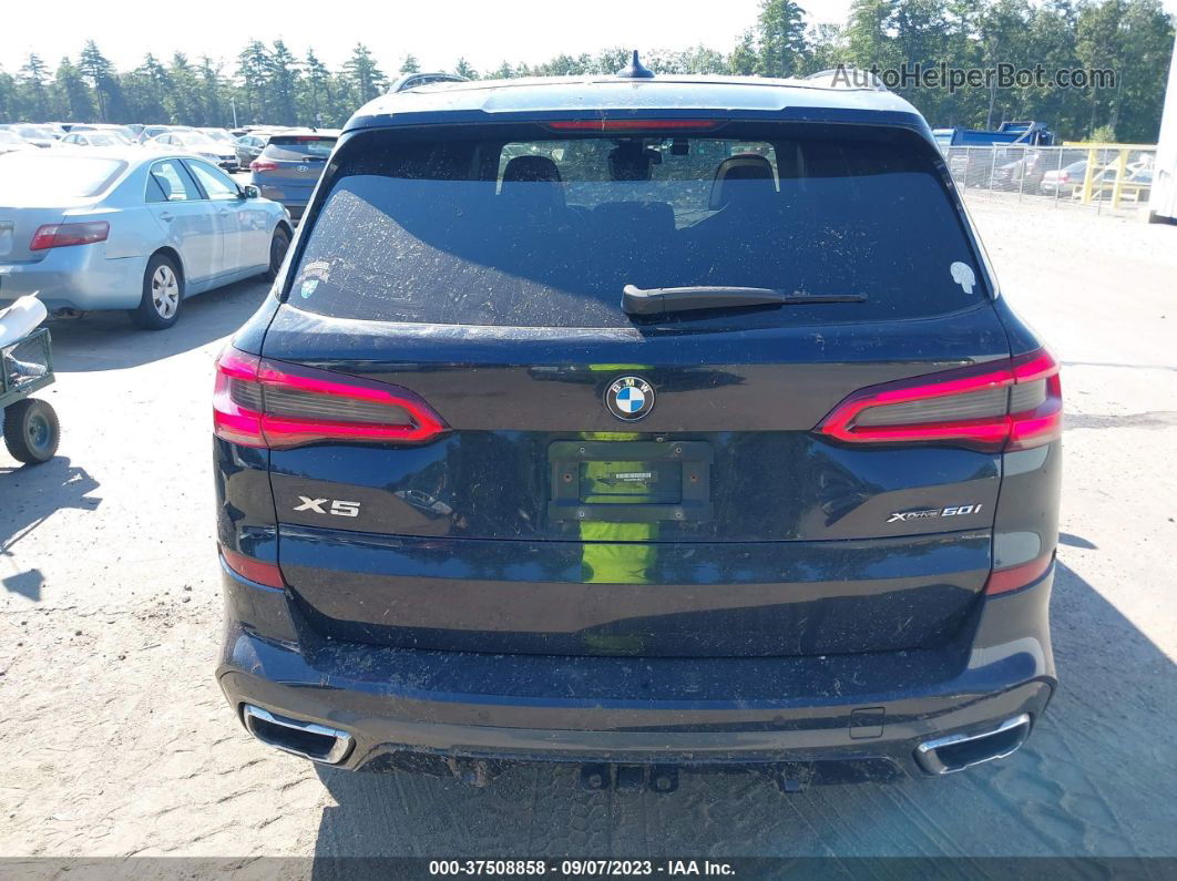 2019 Bmw X5 Xdrive50i Blue vin: 5UXJU2C59KLN66279