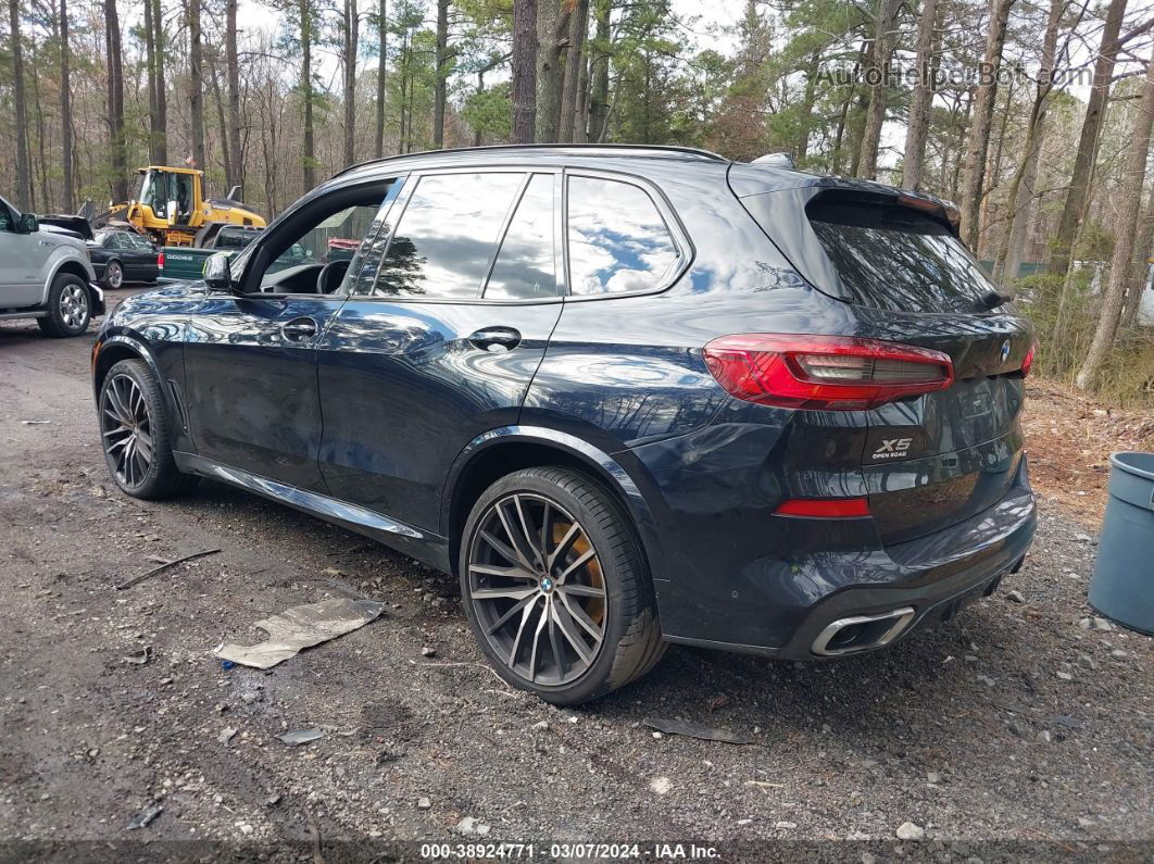 2019 Bmw X5 Xdrive50i Dark Blue vin: 5UXJU2C5XKLN65576