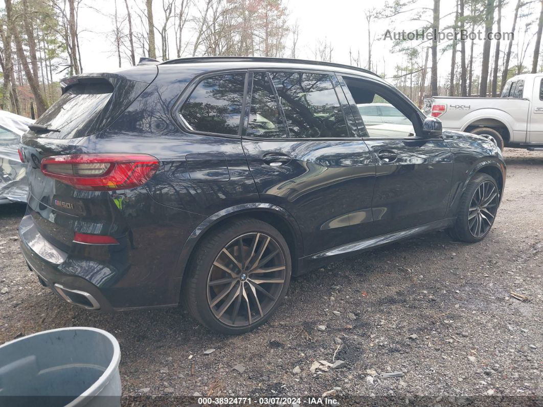 2019 Bmw X5 Xdrive50i Dark Blue vin: 5UXJU2C5XKLN65576