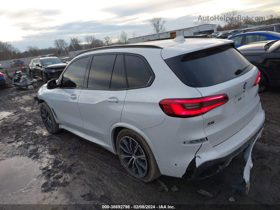 2020 Bmw X5 M50i White vin: 5UXJU4C02L9B36286