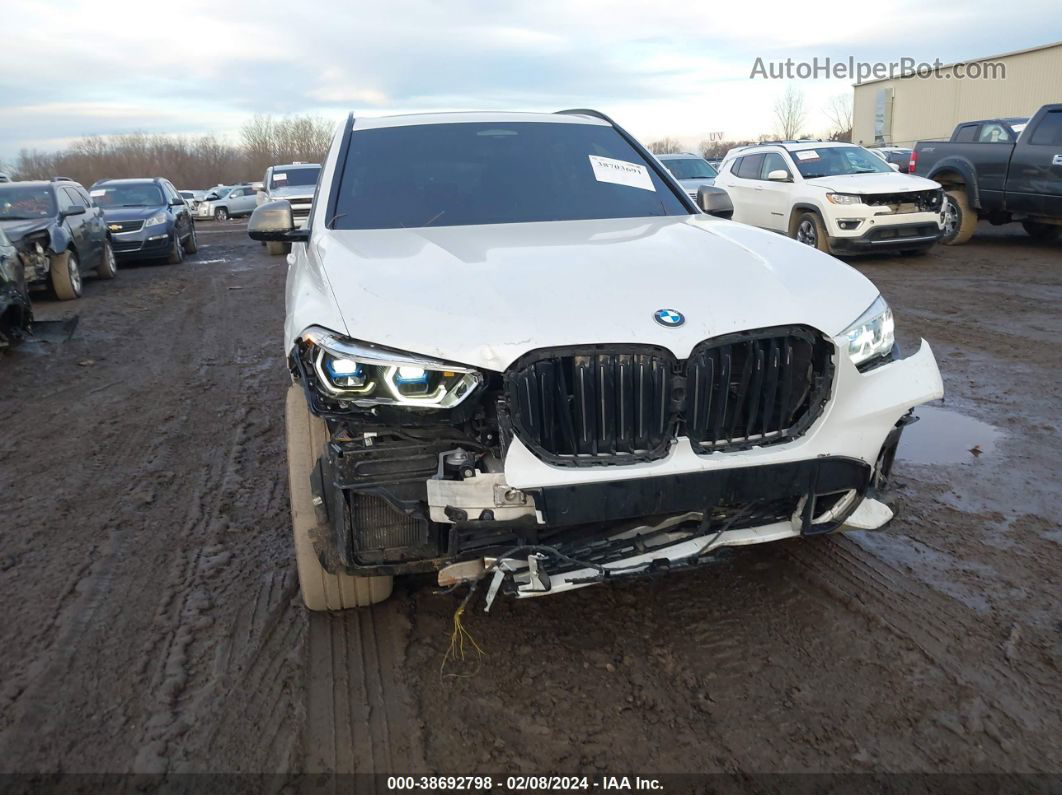 2020 Bmw X5 M50i White vin: 5UXJU4C02L9B36286