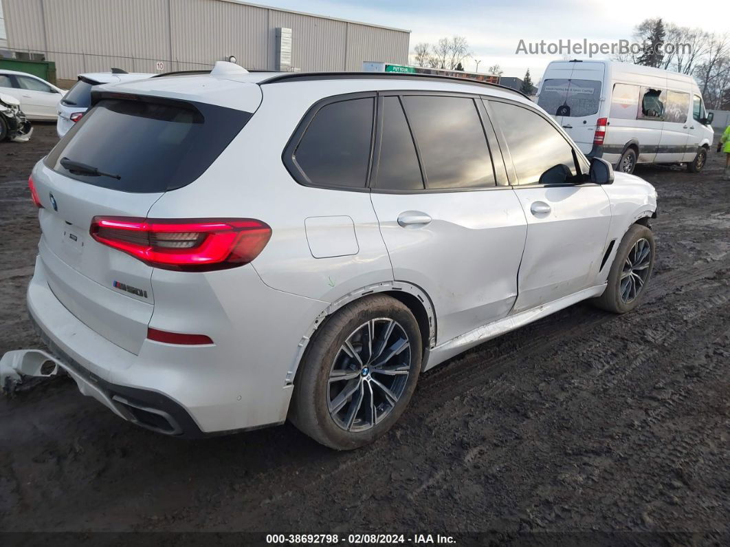 2020 Bmw X5 M50i White vin: 5UXJU4C02L9B36286