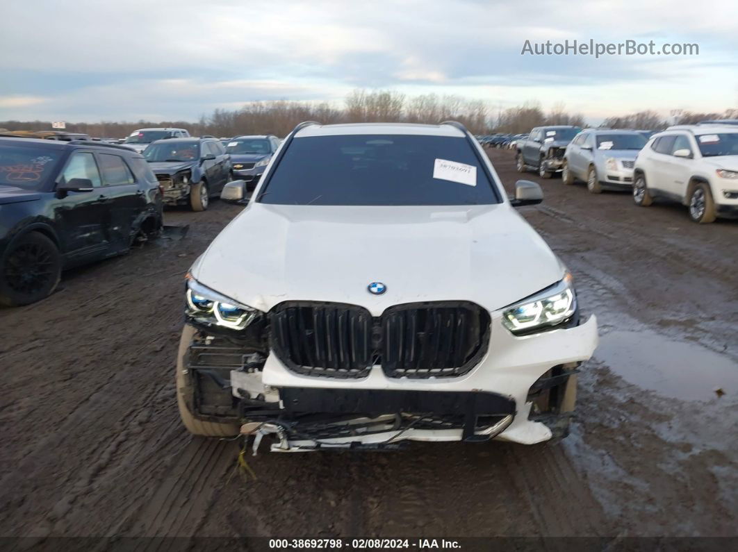 2020 Bmw X5 M50i White vin: 5UXJU4C02L9B36286