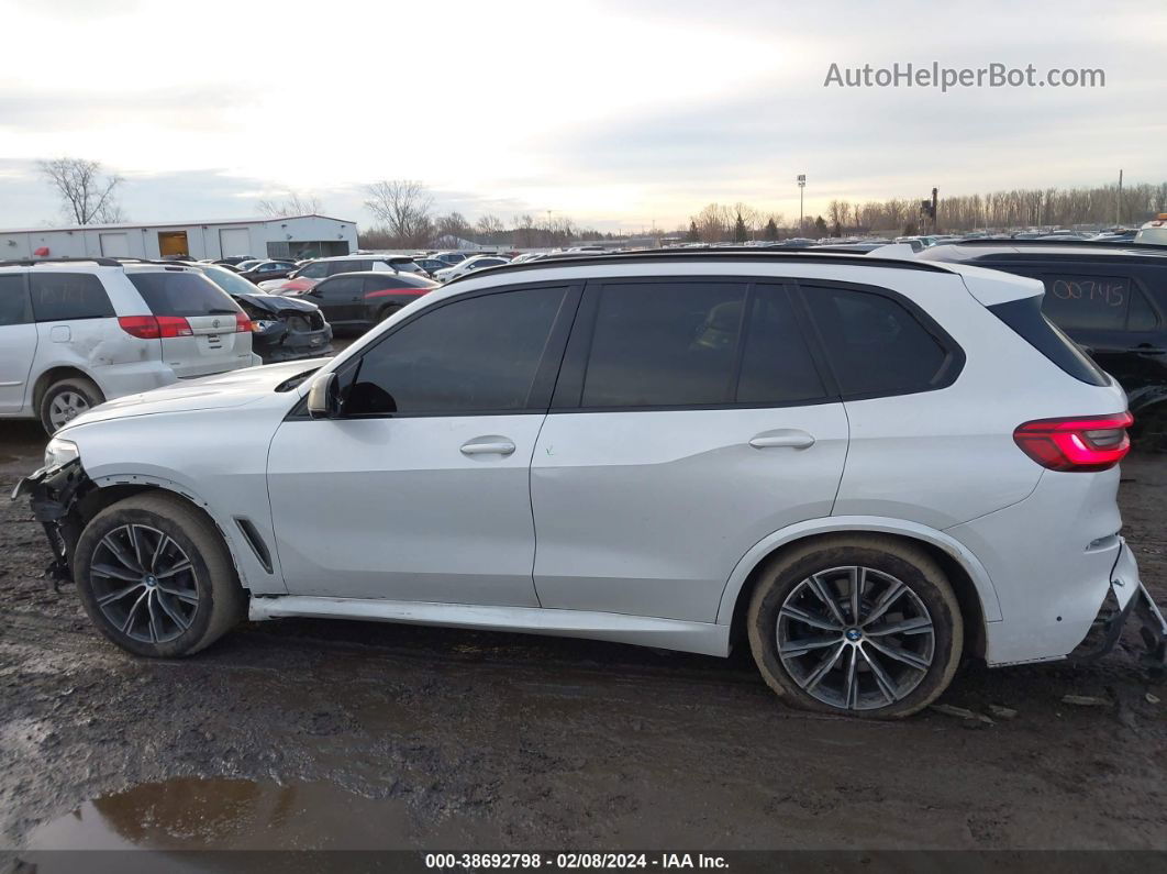 2020 Bmw X5 M50i White vin: 5UXJU4C02L9B36286