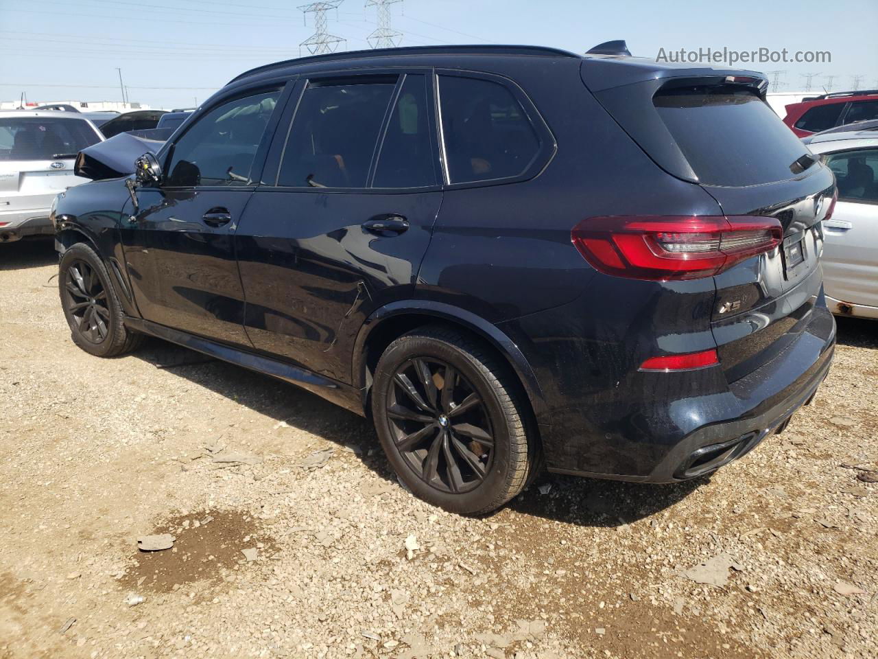 2020 Bmw X5 M50i Black vin: 5UXJU4C02L9C83031