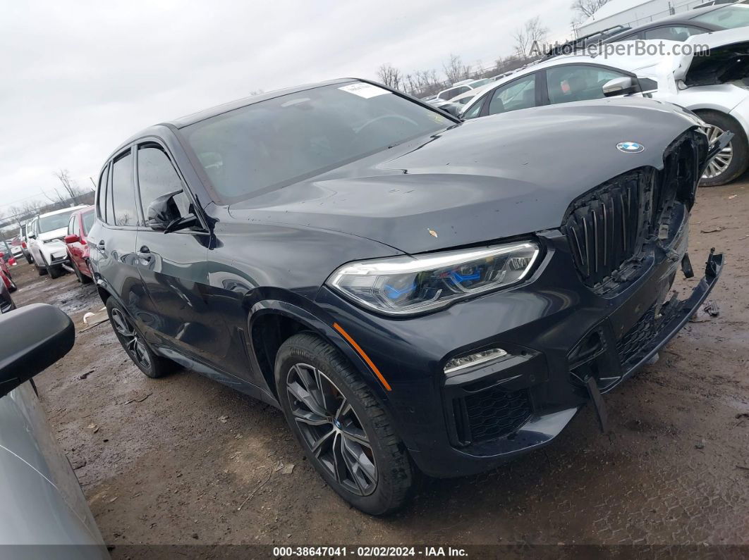 2020 Bmw X5 M50i Черный vin: 5UXJU4C02LLE45453