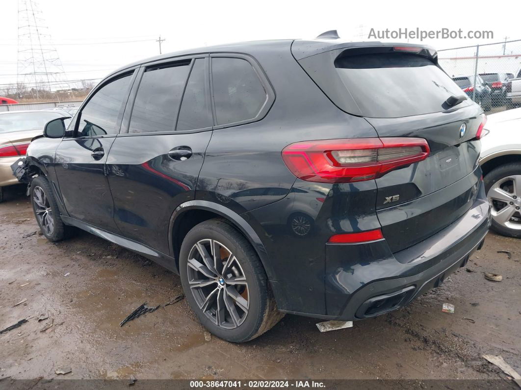 2020 Bmw X5 M50i Черный vin: 5UXJU4C02LLE45453