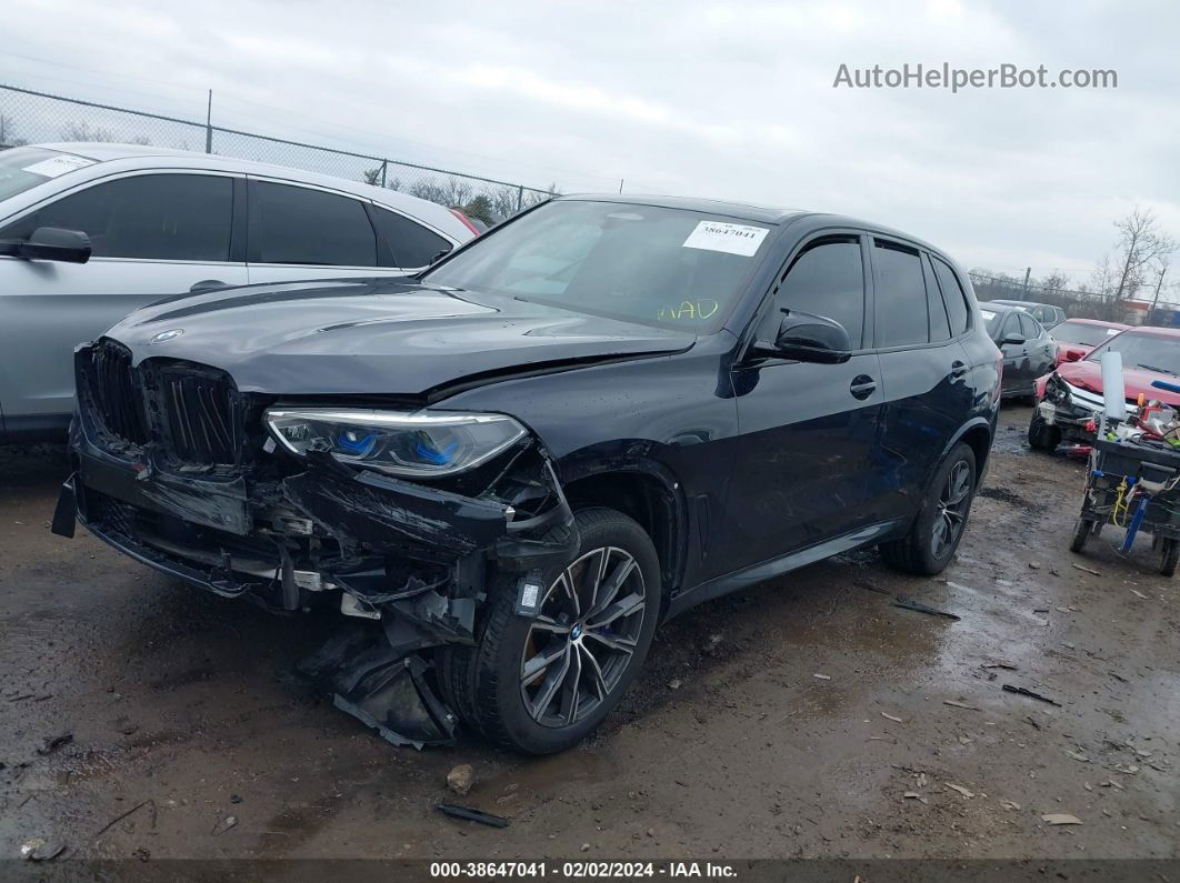 2020 Bmw X5 M50i Black vin: 5UXJU4C02LLE45453