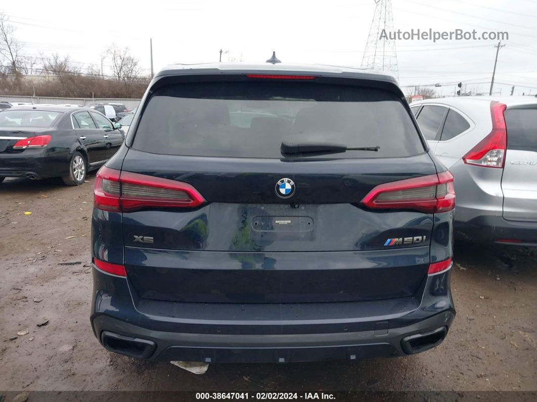 2020 Bmw X5 M50i Черный vin: 5UXJU4C02LLE45453