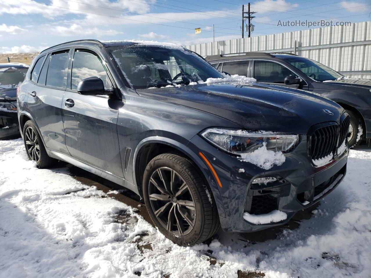 2020 Bmw X5 M50i Charcoal vin: 5UXJU4C03L9B19528