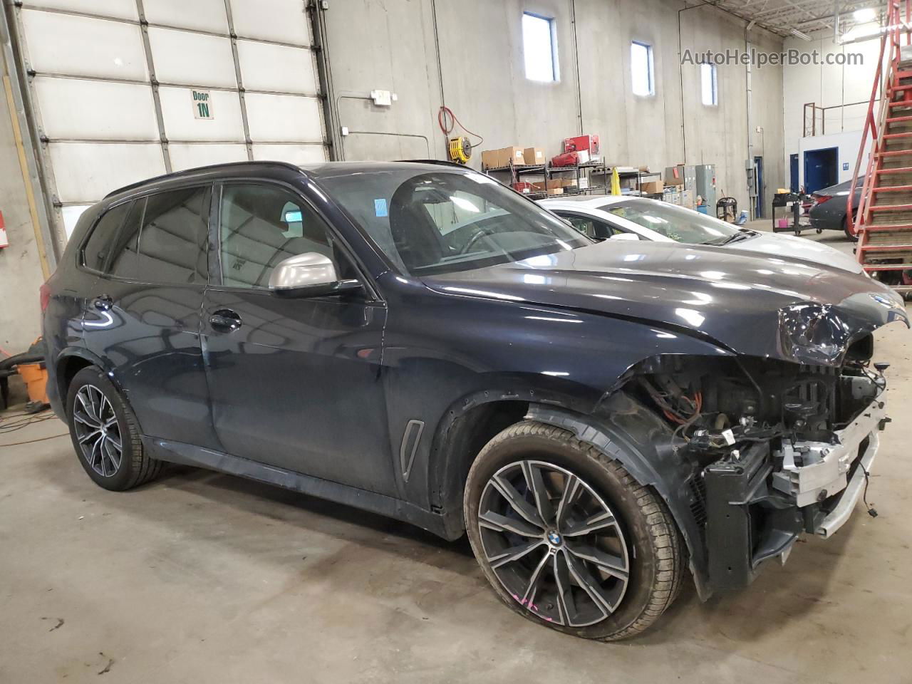 2020 Bmw X5 M50i Black vin: 5UXJU4C05L9B25959