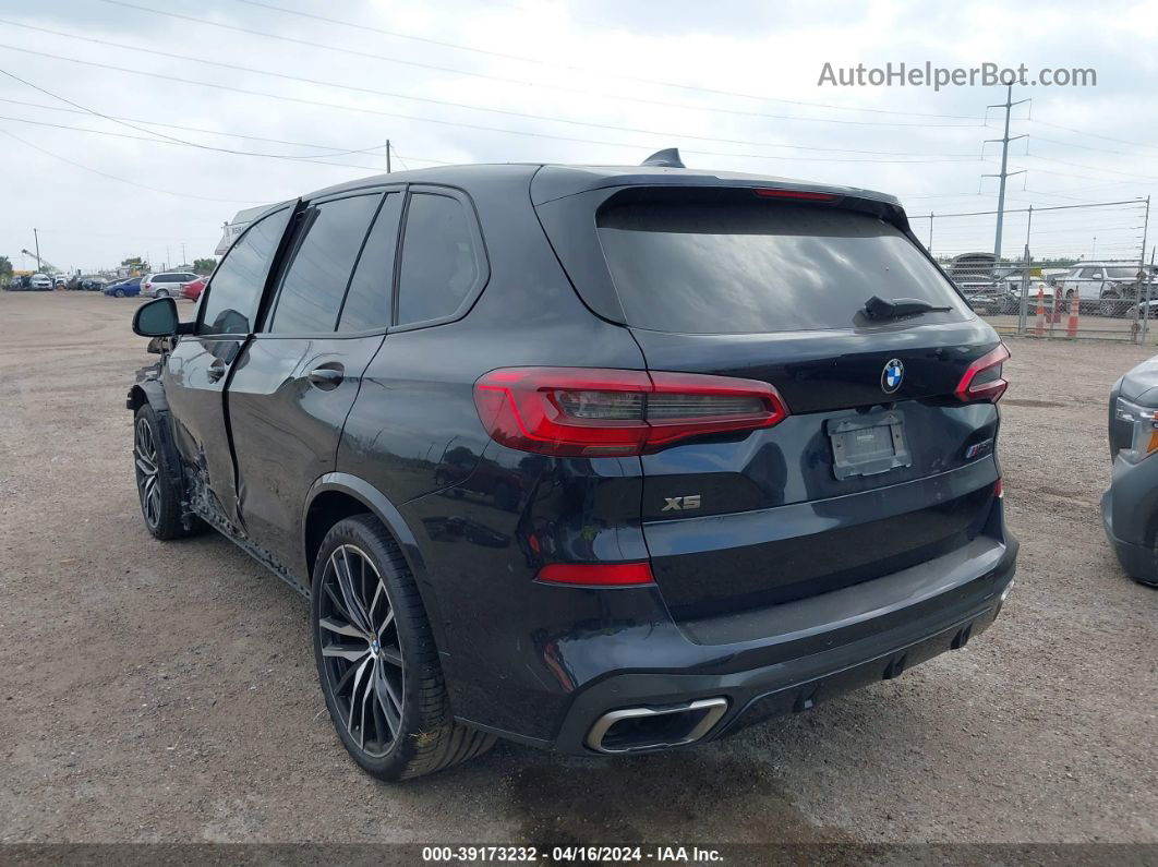 2020 Bmw X5 M50i Dark Blue vin: 5UXJU4C06LLE45276