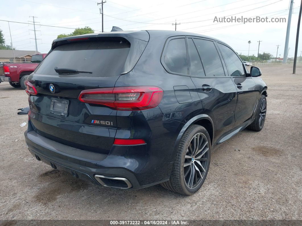 2020 Bmw X5 M50i Dark Blue vin: 5UXJU4C06LLE45276