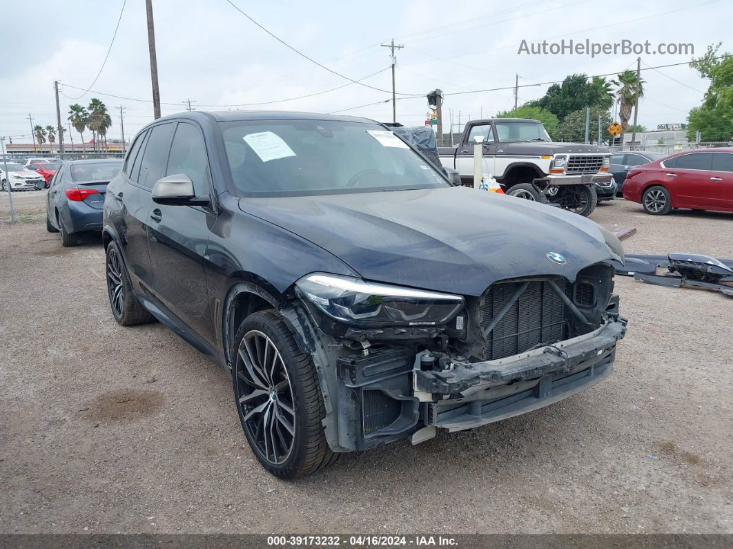 2020 Bmw X5 M50i Dark Blue vin: 5UXJU4C06LLE45276